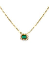 Vintouch Italy - Luccichio Quartz And Pearl Necklace - Lyst