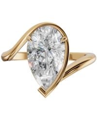 Aya Fine Jewelry - 3 Carat Pear Cut Lab Grown Diamond Engagement Ring, Igi Certified - Lyst