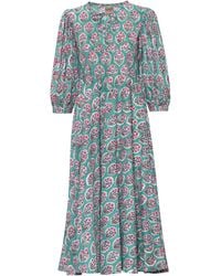 Carolina Benoit - Palm Springs Print Kaftan Bouquet - Lyst