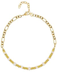 Nialaya - Chain Choker With Pearls - Lyst