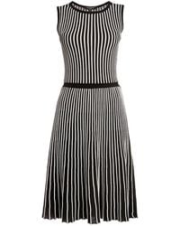 Rumour London - Sienna Striped Fit-And-Flare Dress - Lyst