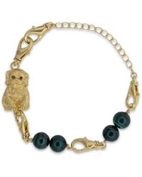 Frenvyrn - Puppy Convertible Malachite Bracelet Bag Charm Small - Lyst