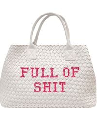 Lilly Loves - Vegan Full Of Shit Woven Handbag - Lyst
