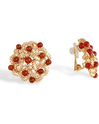 Grosse - Agate Gemstones Statement Clip On Earrings, Series Briar - Lyst