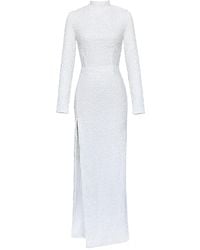 Moda Glam - Irina Long Sleeved Sequin Gown - Lyst