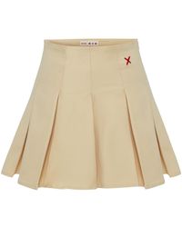 Pcfg - Neutrals Pleated Skirt - Lyst