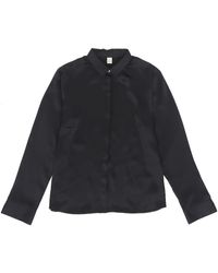 1 People Kobe Shirt Silk Blouse In Black