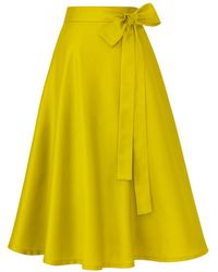 Richa Sharma - Wrap Around Midi Skirt - Lyst