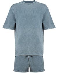 Snob Love - Cotton Casual T-Shirt & Short Set - Lyst