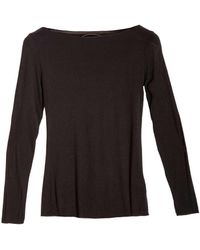 At Last - Slash-Neck Base Layer - Lyst