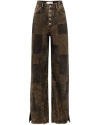 Pcfg - Your Itch Colorblocked Denim Pant - Lyst