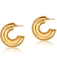 Mg Jewelry - Bold Waterproof Hoops - Lyst