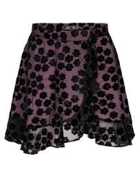 Introvertie VIENNA - Over It Viscose Wrap Skirt Mini - Lyst