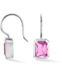 Dower & Hall - Octagon Quartz Earrings - Lyst