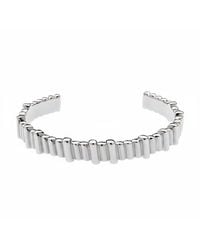 Emma Holland Jewellery - Platinum Step Cuff Bracelet - Lyst