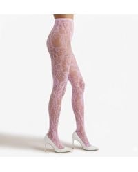 HIGH HEEL JUNGLE by KATHRYN EISMAN - Rosa Lace Tights - Lyst