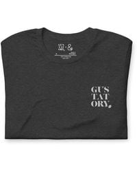 Anchor and Crew - Dark Heather Gustatory London Coffee Scene Organic Cotton Embroidered T-Shirt - Lyst