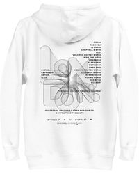 Anchor and Crew - Gustatory London Coffee Scene Cotton Blend Embroidered Hoodie - Lyst