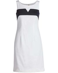 Conquista - Sleeveless Empire Line Stretch Dress - Lyst