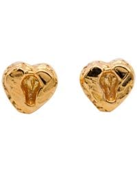 De Roms - The Amor Vita Heart Earrings - Lyst