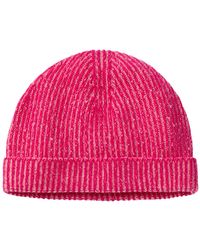 Salts Cashmere - Knitted Fishermens Rib Beanie - Lyst