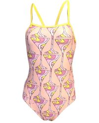 Julia Clancey - Pink Martini Swim Suit - Lyst