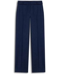 Nocturne - Pinstripe Straight Leg Trousers - Lyst