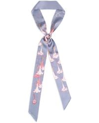 Lost Pattern - Dadura Silk Skinny Scarf - Lyst