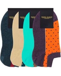 Peper Harow - Made in England - Organic Pin Polka Trainer Socks Bundle - Lyst