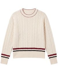 Brodie Cashmere - Varsity Cable Crew - Lyst