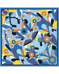 Jessie Zhao New York - Double Sided Silk Bandana Of Ocean Imagination - Lyst