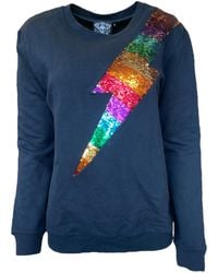 Any Old Iron - Reversible Sequin Lightning Sweatshirt - Lyst