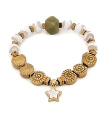 Ebru Jewelry - Spiritual Star Tibetan Agate & Jade Bracelet - Lyst