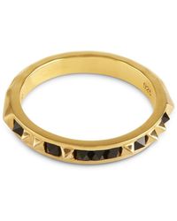 Kasun - Onyx Set Crocodile Ring - Lyst