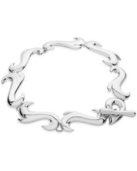 Lucy Quartermaine - Solid Sterling Element Air Bracelet - Lyst