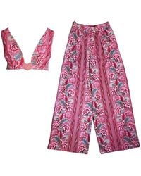Couture to Your Door - Vintage Coachella Upcycled Co Ord Trouser And Top - Lyst