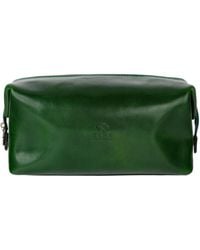 Time Resistance - Leather Toiletry Bag For - Lyst