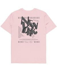 Anchor and Crew - Cotton Gustatory New York Coffee Scene Organic Cotton Embroidered T-Shirt - Lyst