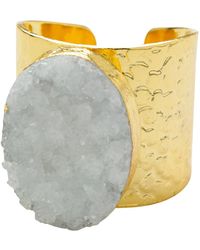 YAA YAA LONDON - Winter Crystal Crush Statement Ring - Lyst