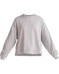 Paisie Crew Neck Sweatshirt In Light Grey