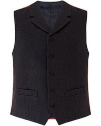 Guards London - Sherwood Tweed Wool Waistcoat - Lyst
