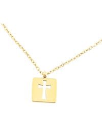 Starfish Project - Axis Cross Necklace - Lyst