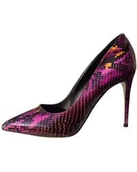 Aethra Shoes - Aeris Pointed Toe Mid- Heel Stiletto Pumps - Lyst