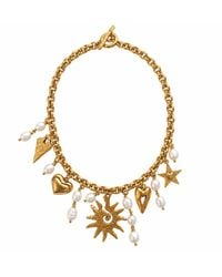 Lalinde - The Solimar Charm Necklace - Lyst