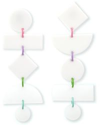 By Chavelli - Geometric Dangly Statement Earrings - Lyst