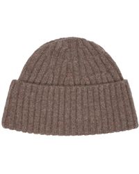 Paul James Knitwear - Midweight Lambswool Polperoo Fisherman Beanie - Lyst
