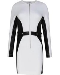 Circular Path - Panel Denim Bodycon Dress - Lyst