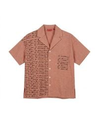 Studio Afuera - Barranco Peach Linen Shirt - Lyst