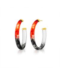 Gold & Honey - And Tie Dye Hoops - Lyst