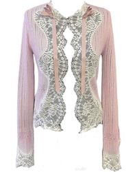 Anna Sui - Lingerie Lace Knits Cardigan - Lyst